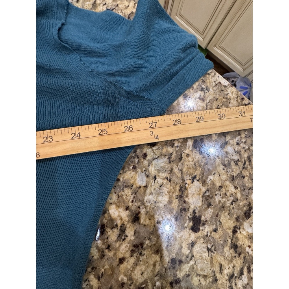 We The Free Care FP Colby Long Sleeve Tee Women Lagoon Scoop Neck Size Large - Picture 11 of 16